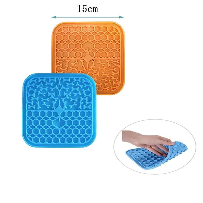 Peanut Butter Lick Pad For Pets: Slow Feeding Mat